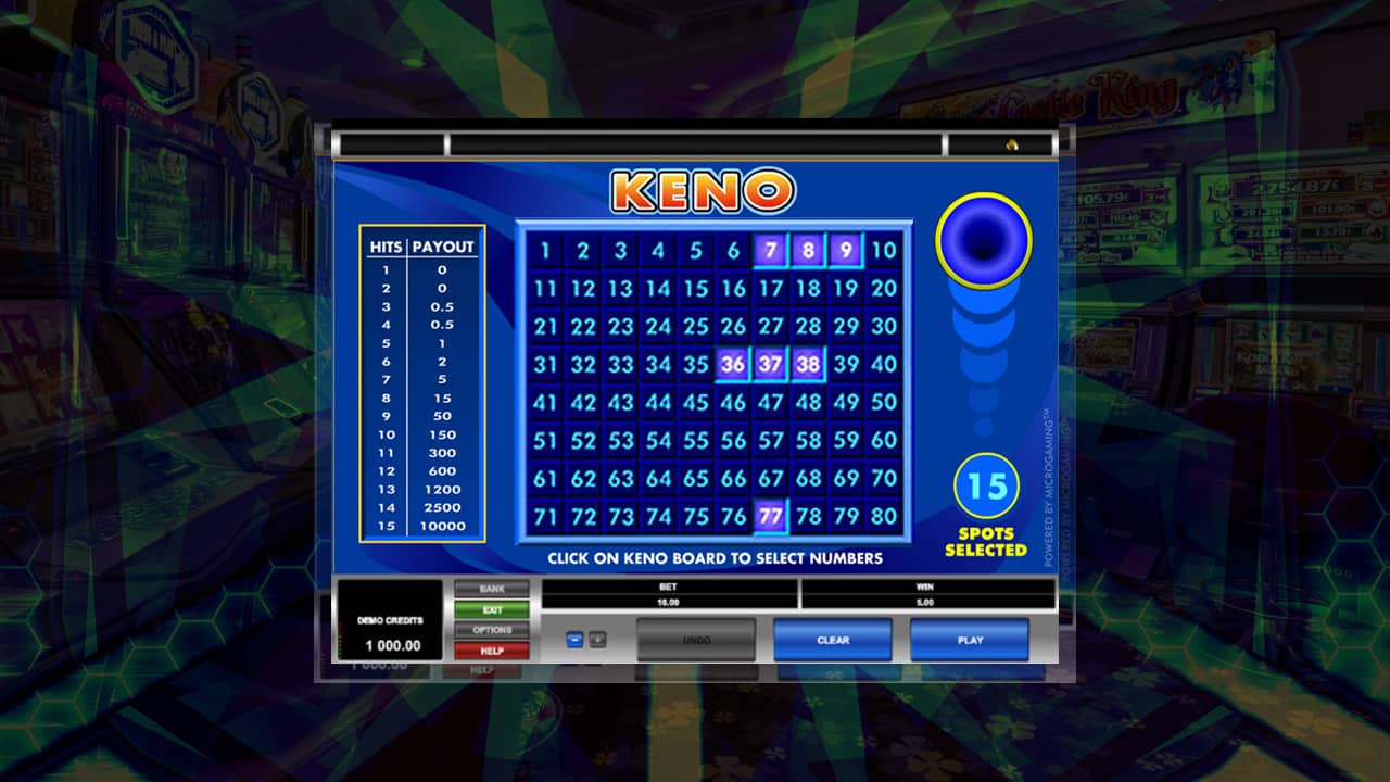 Online Keno Casino